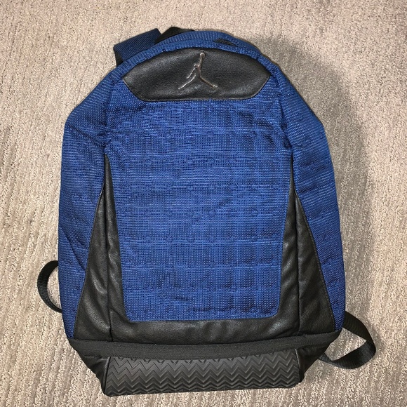 jordan backpack with shoe on bottom